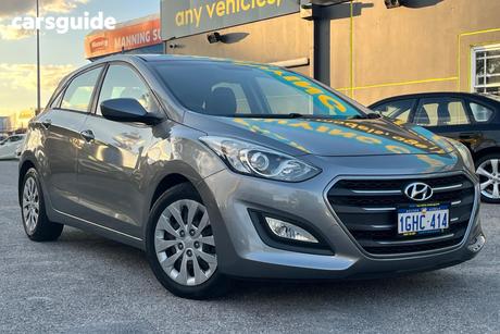 Grey 2016 Hyundai I30 Hatchback Active