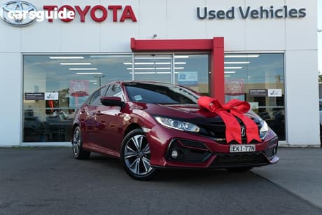 Red 2020 Honda Civic Hatch
