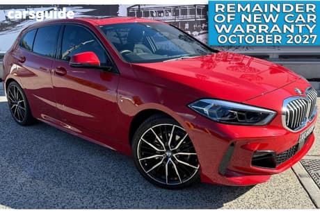 Red 2022 BMW 118I Hatchback M Sport