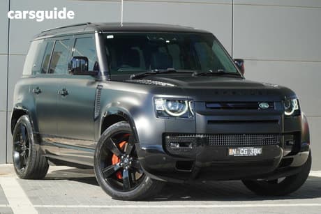 Black 2022 Land Rover Defender Wagon 110 D300 X (220Kw)