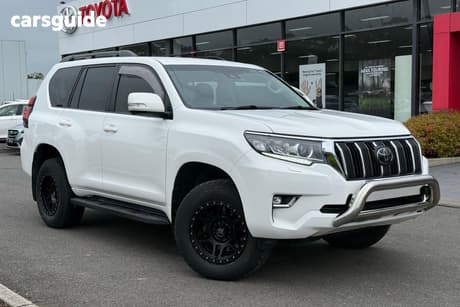 White 2020 Toyota Landcruiser Prado Wagon Gxl (4X4)