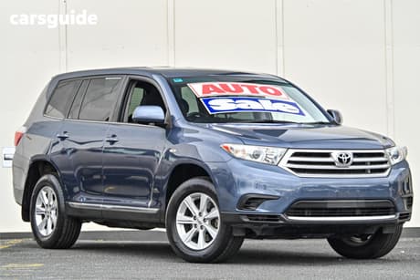 Blue 2012 Toyota Kluger Wagon Kx-R (Fwd) 5 Seat