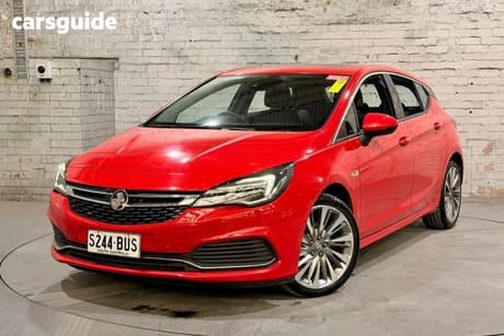 Red 2016 Holden Astra Hatchback Rs-V