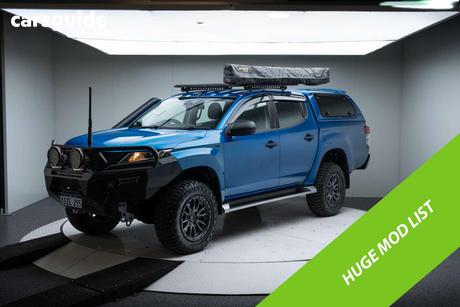 Blue 2019 Mitsubishi Triton Double Cab Pick Up Glx Plus (4X4)