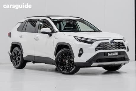 White 2022 Toyota RAV4 Wagon Cruiser (Awd) Hybrid