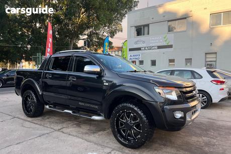 Black 2014 Ford Ranger Crew Cab Utility Wildtrak 3.2 (4X4)