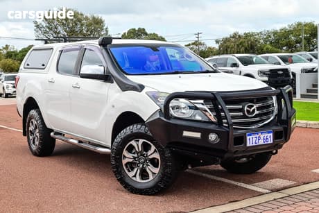 White 2019 Mazda BT-50 Dual Cab Utility Xtr (4X4) (5Yr)
