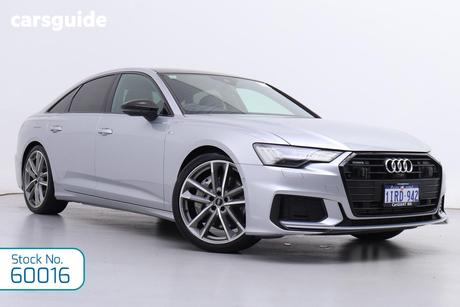 Silver 2019 Audi A6 Sedan 55 Tfsi Quatt S Line (Hybrid)