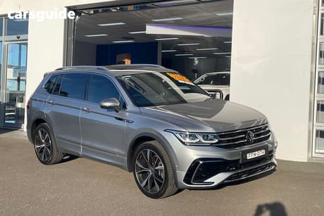 Silver 2023 Volkswagen Tiguan Wagon Allspace 162Tsi R-Line