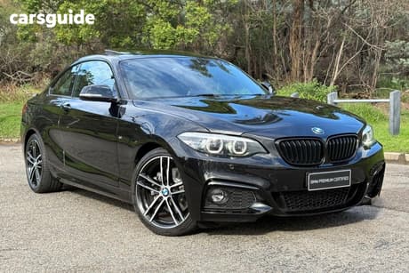 Black 2019 BMW 220I Coupe M Sport