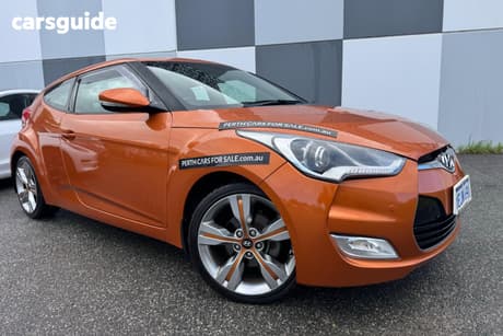 Orange 2013 Hyundai Veloster Coupe + FS MY13