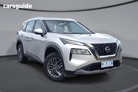 Silver 2024 Nissan X-Trail Wagon St (4Wd) 7 Seat