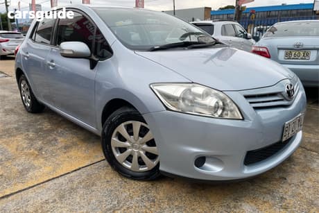 Blue 2010 Toyota Corolla Hatchback Ascent