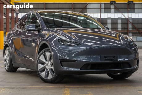 Grey 2023 Tesla Model Y Wagon Rear-Wheel Drive