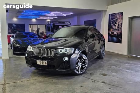 Black 2017 BMW X4 Coupe Xdrive 35D