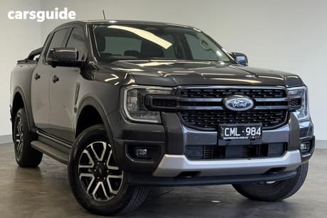 Grey 2023 Ford Ranger Double Cab Pick Up Sport 2.0 (4X4)