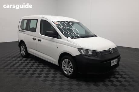 White 2022 Volkswagen Caddy Commercial TDI320 F