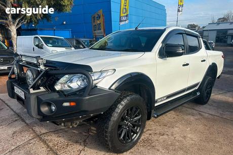 White 2018 Mitsubishi Triton Dual Cab Utility Gls (4X4)