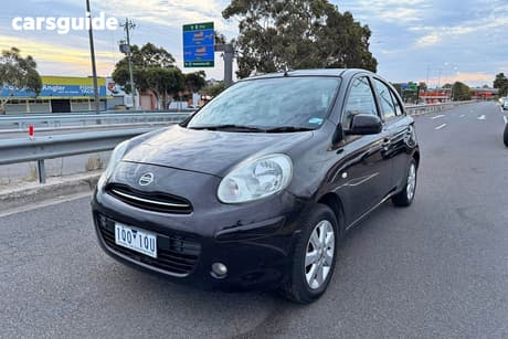Purple 2013 Nissan Micra Hatchback St-L