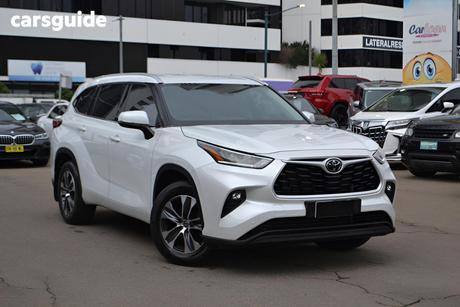 White 2022 Toyota Kluger Wagon Gxl Awd
