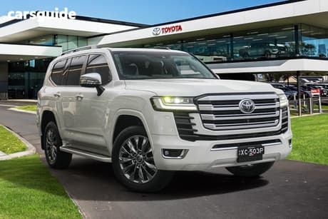 White 2022 Toyota Landcruiser Wagon Lc300 Sahara Zx (4X4)