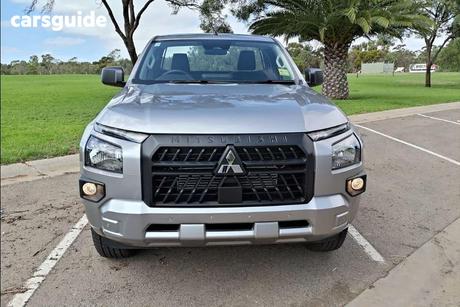 Silver 2025 Mitsubishi Triton Double Cab Chassis Glx (4X4)