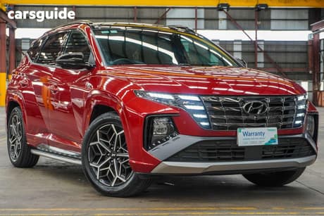 Red 2022 Hyundai Tucson Wagon Highlander N Line (Awd)