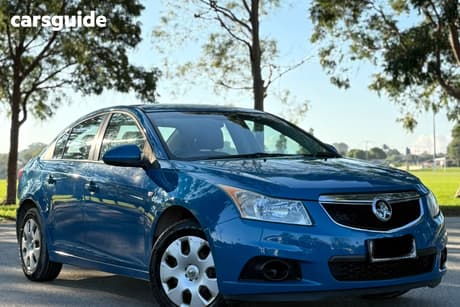 Blue 2013 Holden Cruze Sedan