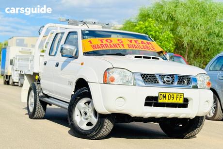 White 2012 Nissan Navara Dual Cab Pick-up St-R (4X4)