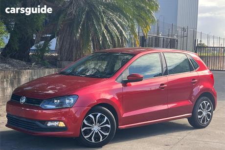 Red 2015 Volkswagen Polo Hatchback 66 Tsi Trendline