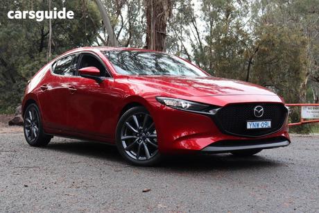 Red 2019 Mazda 3 Hatchback G25 Gt