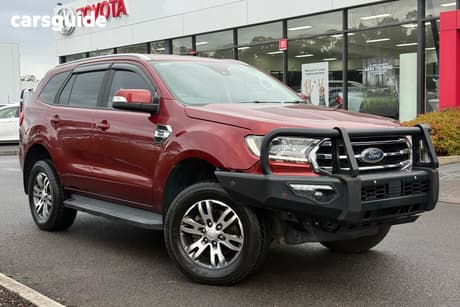 Red 2019 Ford Everest Wagon Trend (Rwd 7 Seat)