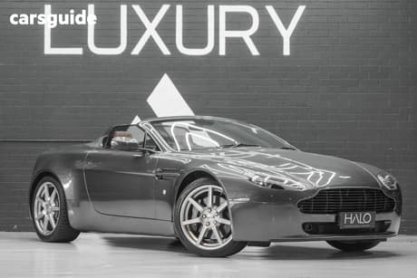 Grey 2007 Aston Martin V8 Coupe Vantage