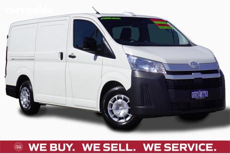 White 2026 Toyota HiAce Van Lwb (4 Door Option)