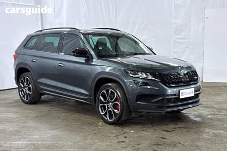 Grey 2020 Skoda Kodiaq Wagon 176 Tdi Rs (4X4)