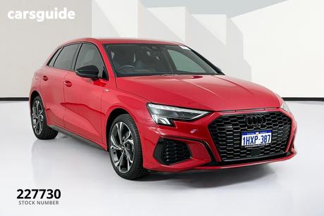 Red 2023 Audi A3 Sportback 40 Tfsi Quattro