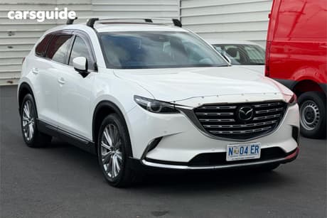 White 2021 Mazda CX-9 Wagon Azami (Awd) Le