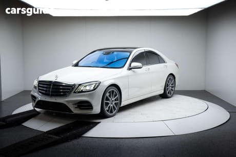 White 2019 Mercedes-Benz S450 Saloon L