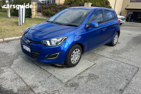 Blue 2014 Hyundai I20 Hatchback Active