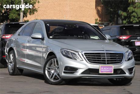 Silver 2015 Mercedes-Benz S-Class Sedan S400 AMG LINE (HYBRID)
