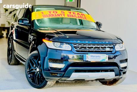 Black 2013 Land Rover Range Rover Sport Wagon 3.0 V6 Sc Hse