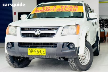 White 2009 Holden Colorado Crew Cab Pickup Lx (4X2)