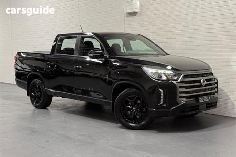 Black 2023 Ssangyong Musso XLV Crew Cab Pickup Ultimate Lux