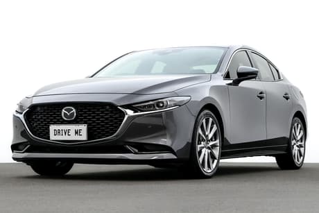 Grey 2019 Mazda 3 Sedan G25 Astina