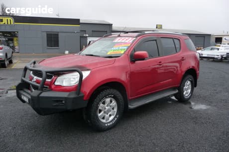 Red 2015 Holden Colorado 7 Wagon Lt (4X4)