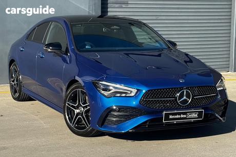 Blue 2025 Mercedes-Benz CLA200 Coupe 200