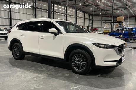 White 2021 Mazda CX-8 Wagon Sport (Fwd)