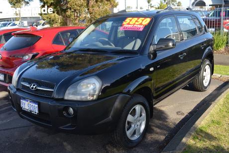 Black 2008 Hyundai Tucson Wagon City Sx