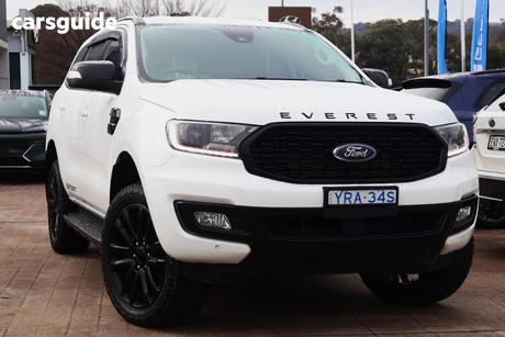White 2020 Ford Everest Wagon Sport (4Wd 7 Seat)