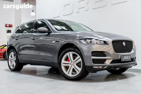 Grey 2018 Jaguar F-Pace Wagon 20D Prestige Rwd (132Kw)